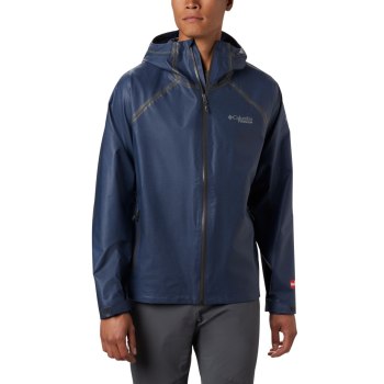 Columbia OutDry Ex Reign Big, Chamarras Azul Marino Para Hombre | 734902-PUW